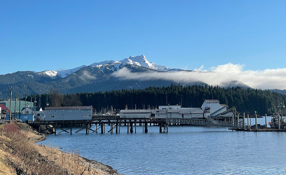 The Hoonah Pier at Icy Strait Point